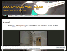 Tablet Screenshot of location-salle-montpellier.org